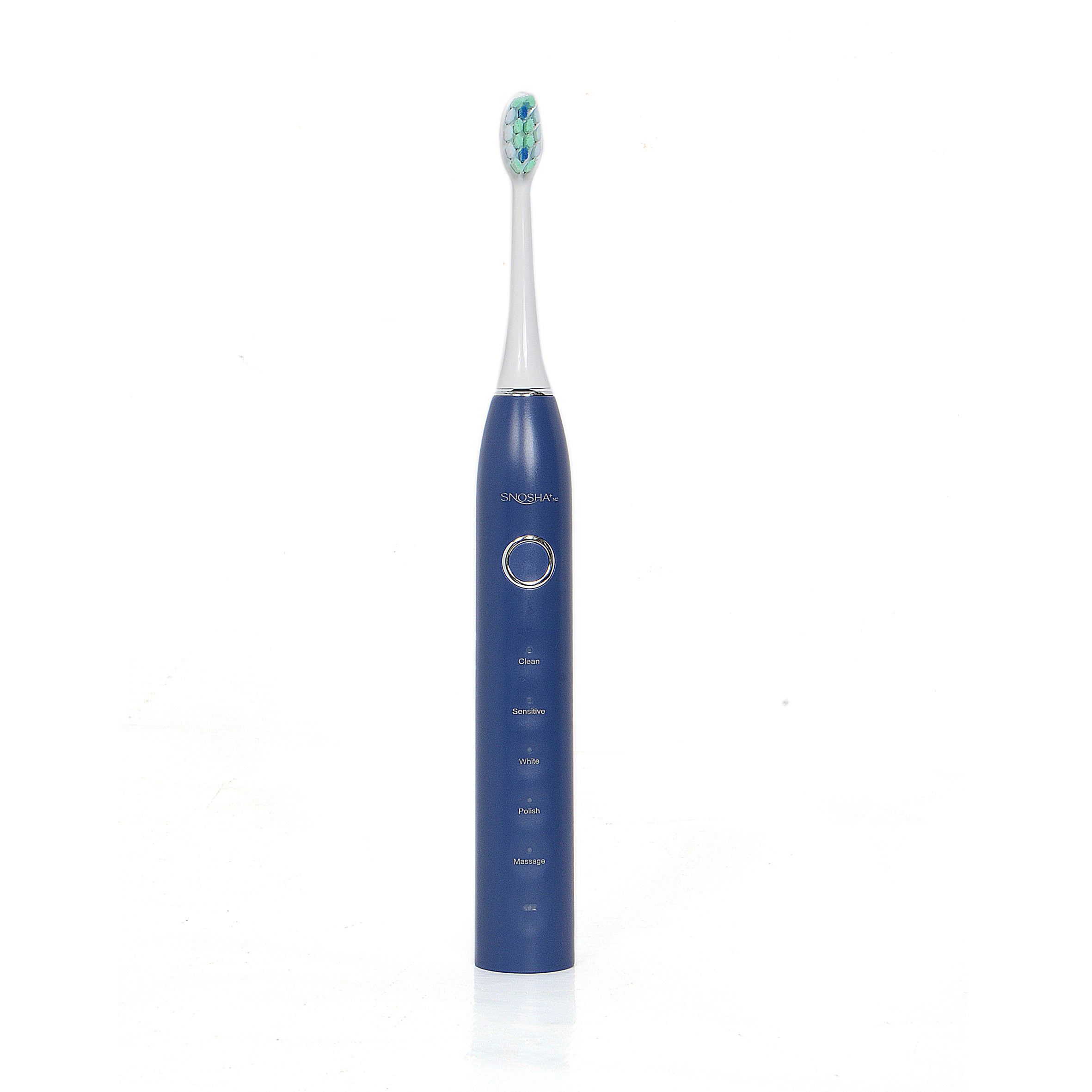 Snosha N2 blue sonic electric toothbrush on white background